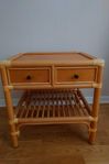Dux Sängbord bambu modern vintage 