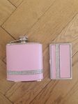 Fickplunta inkl etui stainless steel 500kr