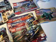 13 kg Lego med 30+ ritningar