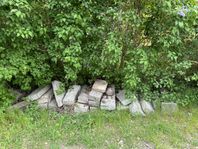 Granit kantsten flera block 