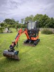 Grävmaskin Hitachi ZX19-5A CR med tilt, kärra, utrustning