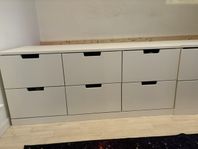 Nordli byrå 6 lådor