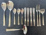 Birgitta serveringsbestick i nysilver - Markströms mm.