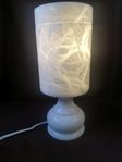 Alabasterlampa retro 60-70-tal. Bordslampa