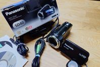 Panasonic HDC-SD40 videokamera sd kort camera kamera video