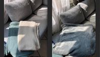2 Ikea Plädar och 1 filt