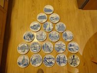 Komplett set Göteborgstallrikar 1974–1993