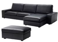Komplett KIVIK 4 sits soffgrupp med schäslong + fotpall