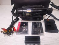 GRUNDIG LC 767LG PAL HI8 VIDEO8 och 8mm VIDEOKAMERA
