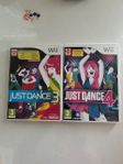 Just Dance 3 & 4 - Nintendo wii