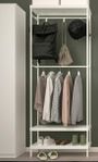 MACKAPÄR Clothes hanger with shoe storage
