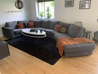 Mellangrå hörnsoffa