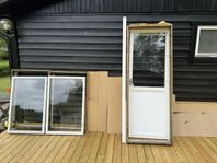 skänkes altandörr och 2 fönster 