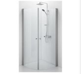 Ifö Space bockad duschvägg 90x185
