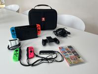 Nintendo switch med väska