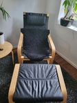 2st IKEA fåtöljer med pall