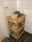 Rullvagn trä badrum