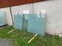 Härdade glas lämpligt tex växthus