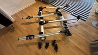 Thule takräcke Wingbar + cykelställ