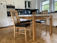 köksbord + 4 stolar 