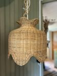 Retro lampskärm i rotting 