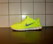 Nike Free 5.0, löparskor, gul, EUR 44.