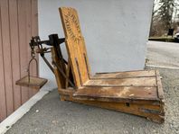 Gammal våg med vikter