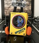 servad SONY WALKMAN Sports + Retro Hörlurar 