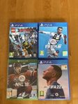 tv spel (ps4 och Xbox one)