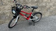 Barncykel Woom 3 Automagic med stänkskydd, stativ och korg