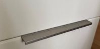 18 st kökshandtag i aluminium