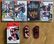 Nintendo Switch Spel + tillbehör