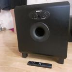 Radionette Alpha-10RBK Subwoofer En fjärrkontroll medfölje