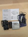 SHARP mini disk spelare