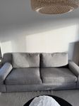 IKEA Kivik 3-sits soffa grå (+ extra klädsel)