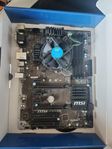 MSI Z170A-PC MATE, Intel i5 650016Gb DDR4, 256 SSD.