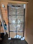 Duschvägg i klarglas 90 cm