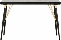 Snygga designbord från Nordal, 2 st konsolbord i svart/guld