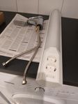 Ruhe tvättställsblandare och hörnbox med uttag och lampa