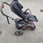 cybex priam rose gold duovagn + cybex i-