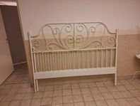 Metall säng Ikea vit