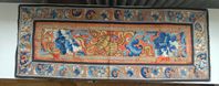 Orientalisk broderad duk med guldtråd 18/1900-tal 26 X 66cm