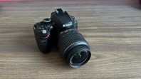 Nikon D5100 med 18-55mm