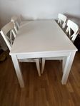 ikea laneberg köksbord med 4 stolar 