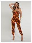 Jumpsuit camo orange
