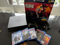 Play Station 4 Pro 1TB + spel
