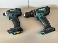 Makita 18V borrmaskin & slagskruvdragare