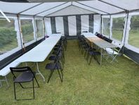 Partytält 8x5m