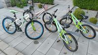 4 cyklar i varierat skick
