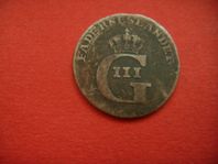 SVENSK SILVER MYNT 1777  / BRA EX.
